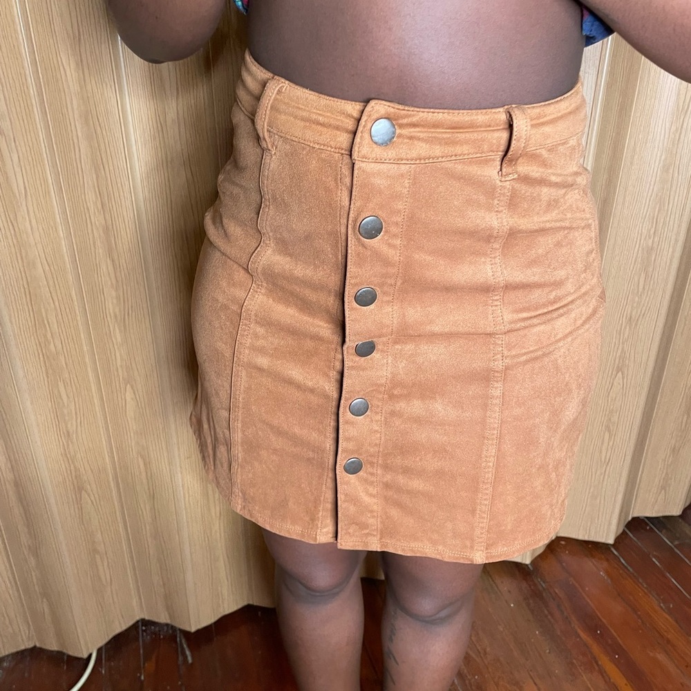 button up skirt